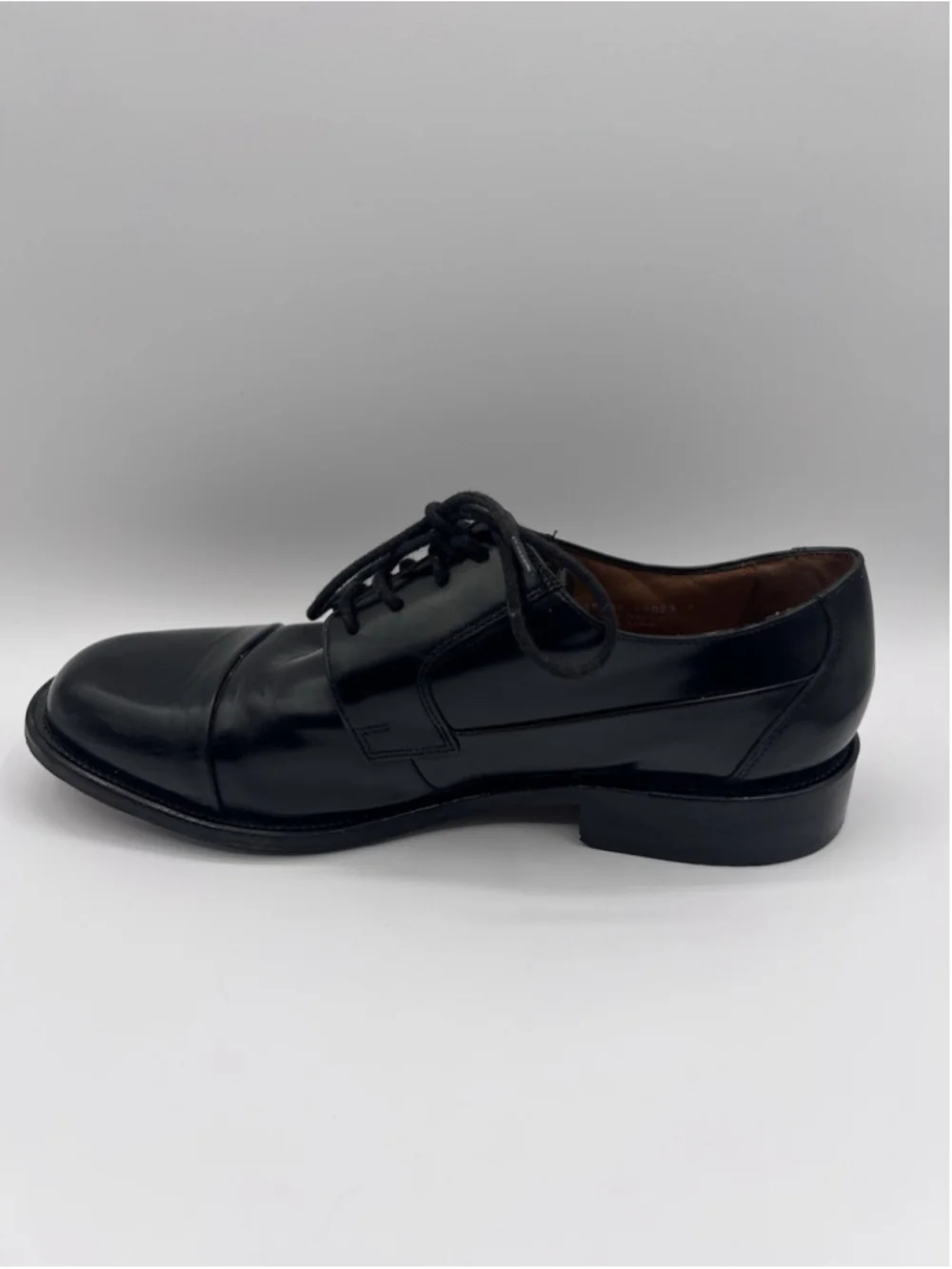 Bostonian Oxford Dress Shoes Black Leather 25030 06023 Men’s Size 8.5